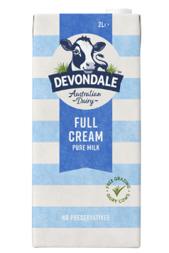 Devondale f cream milk 1l