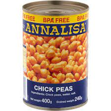 Annalisa chick peas 400g